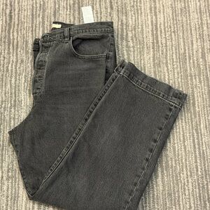 Levi's Women's Dark Gray Straight Leg Jeans